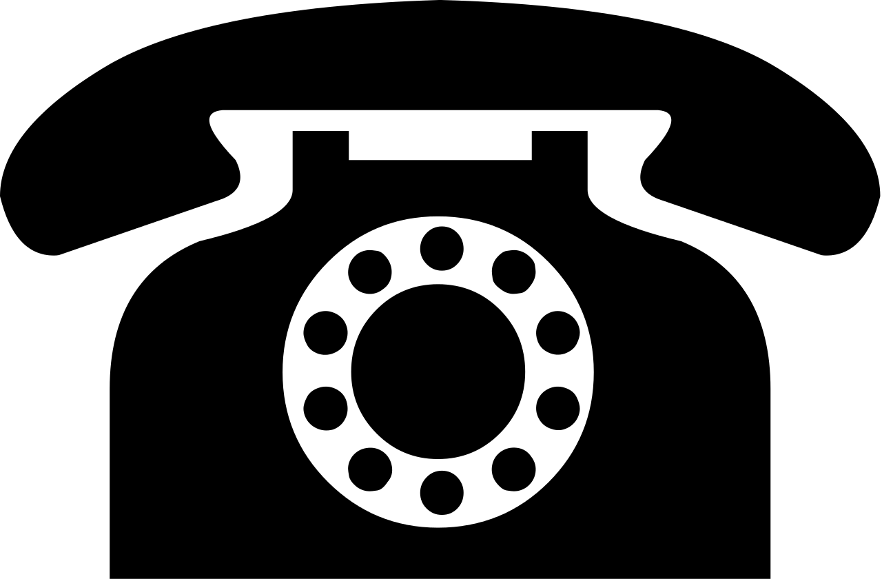 Old Phone Logo - File:Black telephone icon from DejaVu Sans.svg - Wikimedia Commons