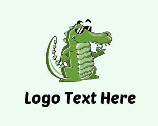Alligator Face Logo - Reptile Logo Maker | BrandCrowd