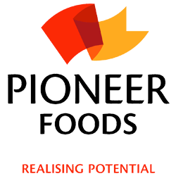 Red White and Yellow Food Logo - Pioneer Foods