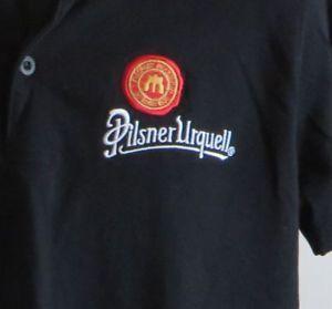 Pilsner Urquell Beer Logo - Pilsner Urquell Brewery Logo Embroidered Polo Shirt Black Czech Beer ...