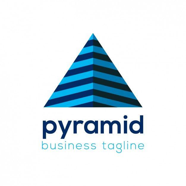 Pyramid Company Logo - Pyramid business logo template Vector
