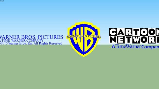 WB Warner Bros. Logo - Warner Bros. Pictures Logo Kids' WB! Logo And Kids' WB! Backlot | 3D ...
