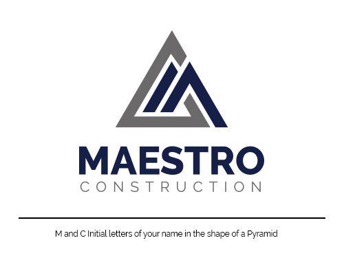 Pyramid Company Logo - CONSTRUCTION COMPANY LOGO | 110Designs