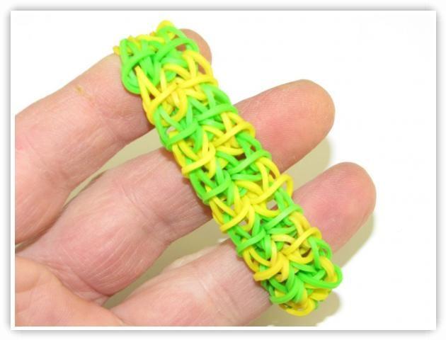 Double Rhombus Logo - How To Make the Double Rhombus Bracelet | Rainbow Loom Patterns