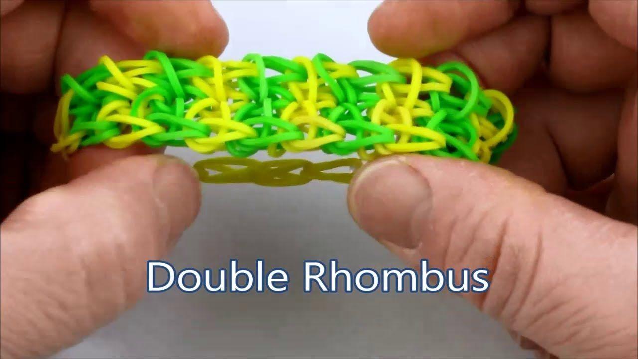 Double Rhombus Logo - How to make the Double Rhombus bracelet on the Rainbow Loom