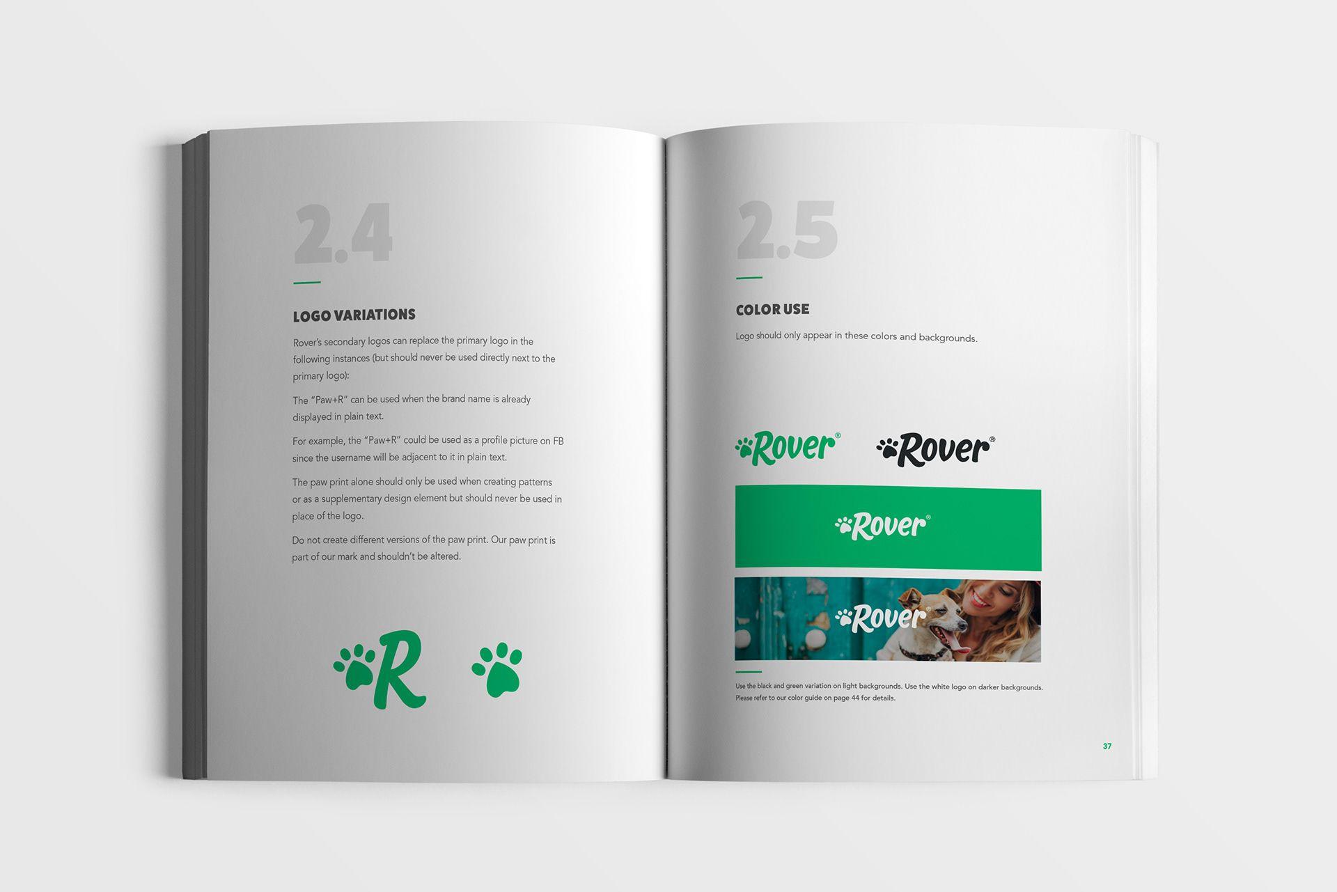 Rover.com Logo - Cambria Schirle - Graphic Designer - Rover.com Brand Style Guide