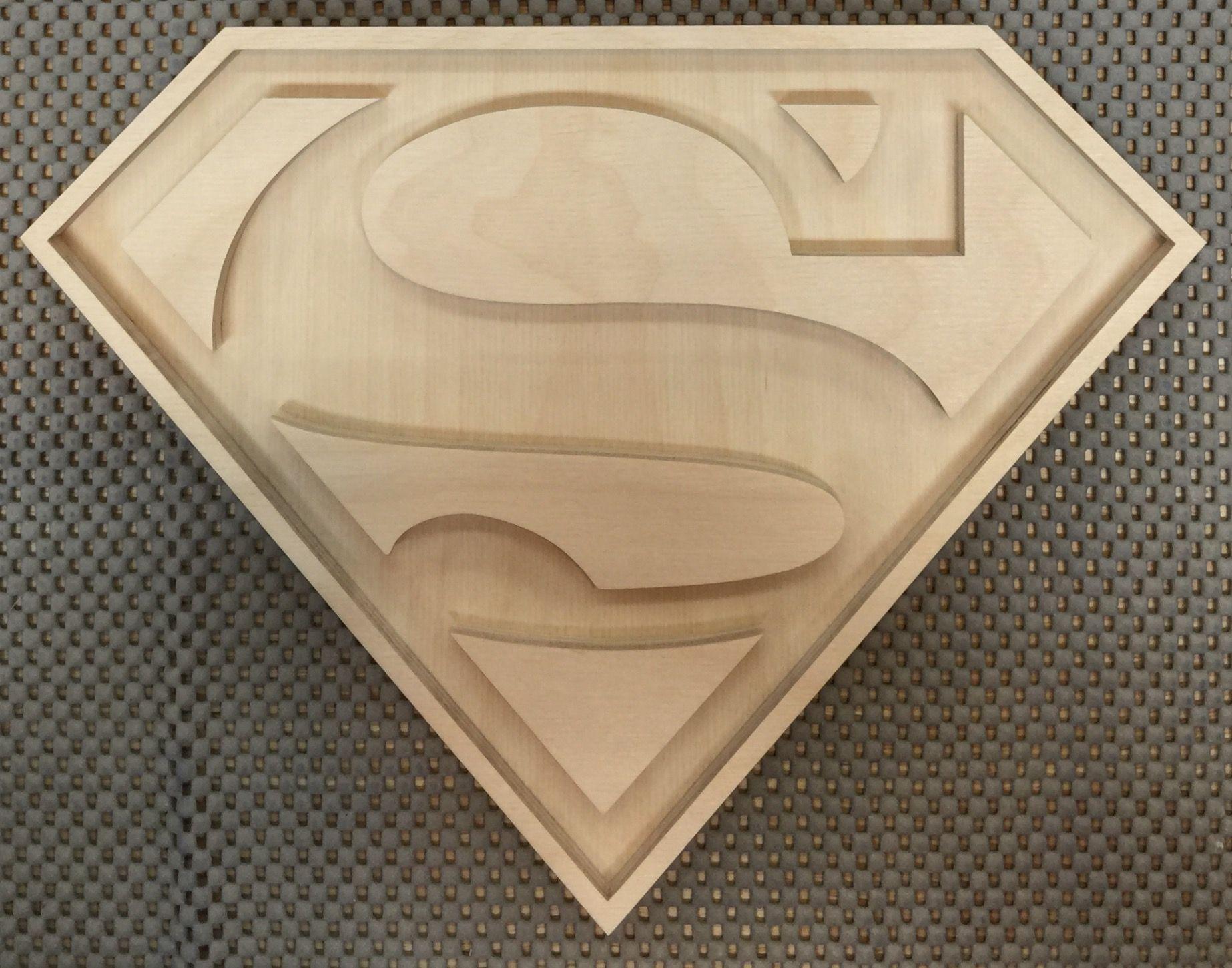 Brown Superman Logo - Wooden Superman Logo - Album on Imgur