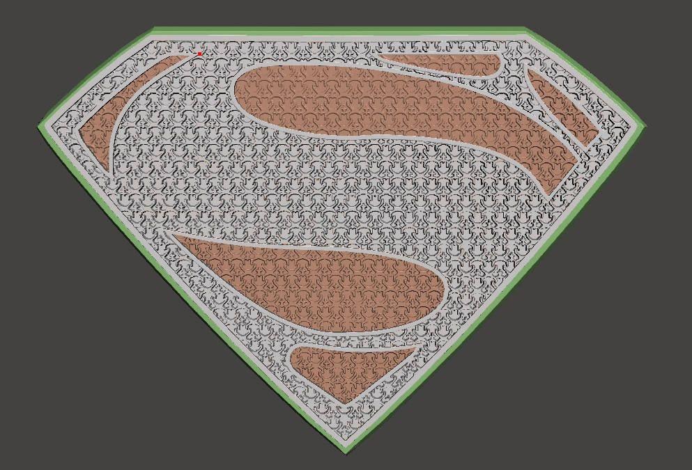 Brown Superman Logo - 3D File Man Of Steel Superman Emblem Printing Model | Etsy