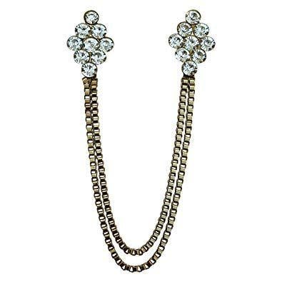 Double Rhombus Logo - Buy FURE Double Rhombus Chain Brooch Online at Low Prices in India