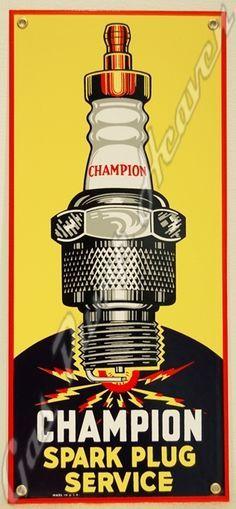 Vintage Champion Spark Plug Logo - Best Spark plug image