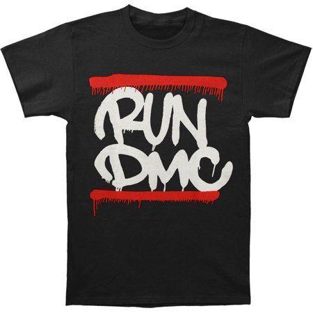 Dripping Black Logo - Run DMC - Run DMC Men's Dripping Logo T-shirt Black - Walmart.com