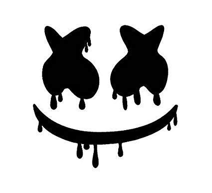 Dripping Black Logo - So Cool Stuff Marshmello Dripping EDM Logo 5