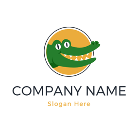 Green Alligator Logo - Free Alligator Logo Designs | DesignEvo Logo Maker