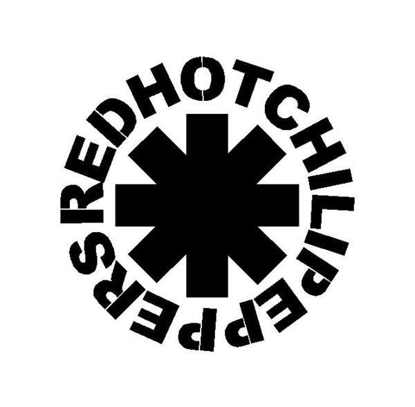 Red Hot Chili Peppers Band Logo - Red Hot Chili Peppers Band Vinyl Decal Car Window Guitar Laptop RHCP ...