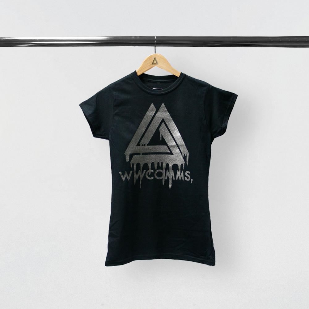 Dripping Black Logo - DRIPPING WWCOMMS BLACK GLITTER TEE | T-shirt | Bastille UK