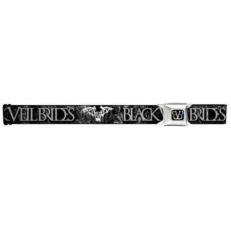 Dripping Black Logo - Black Veil Brides Hard Rock Band Dripping Winged Logo Seatbelt Belt ...