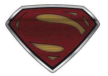 Brown Superman Logo - Batman v Superman Superman Logo Fan Emblem, Car Badge – Fan Emblems