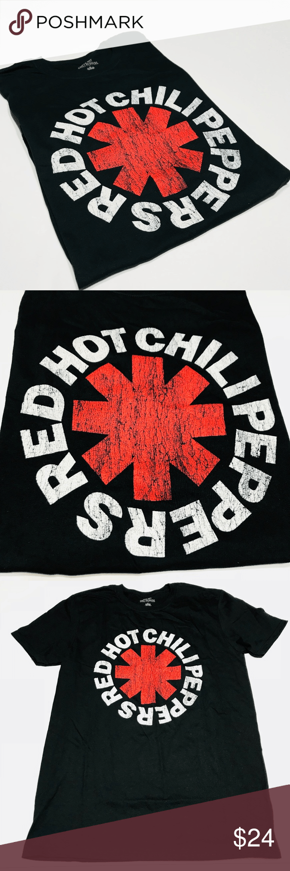 Red Hot Chili Peppers Band Logo - Red Hot Chili Peppers Band Logo Retro 90's T-Shirt in 2018 | My Posh ...