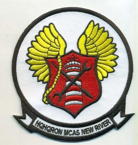 New River Logo - HQHQ Squadron MCAS New River- No velcro