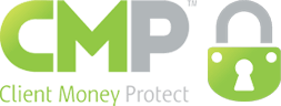 CMP Logo - Home. Client Money Protect