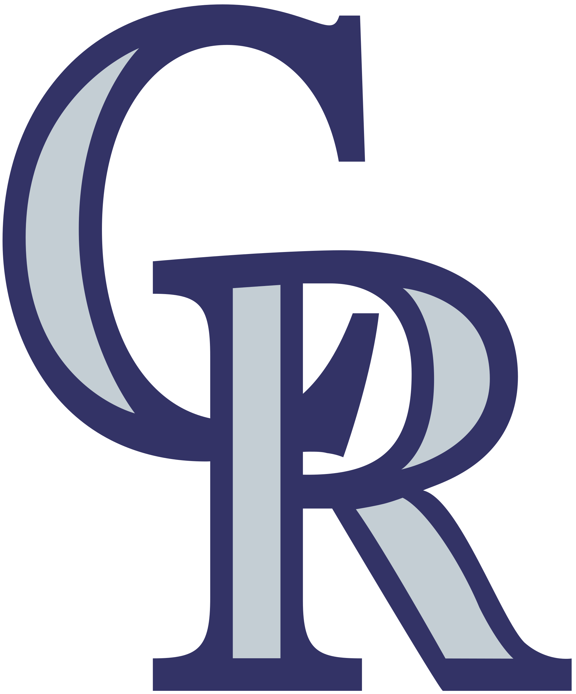 Rockies Logo - File:Colorado Rockies logo.svg - Wikimedia Commons