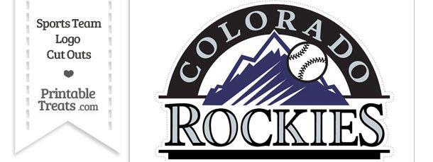 Rockies Logo - Large Colorado Rockies Logo Cut Out — Printable Treats.com