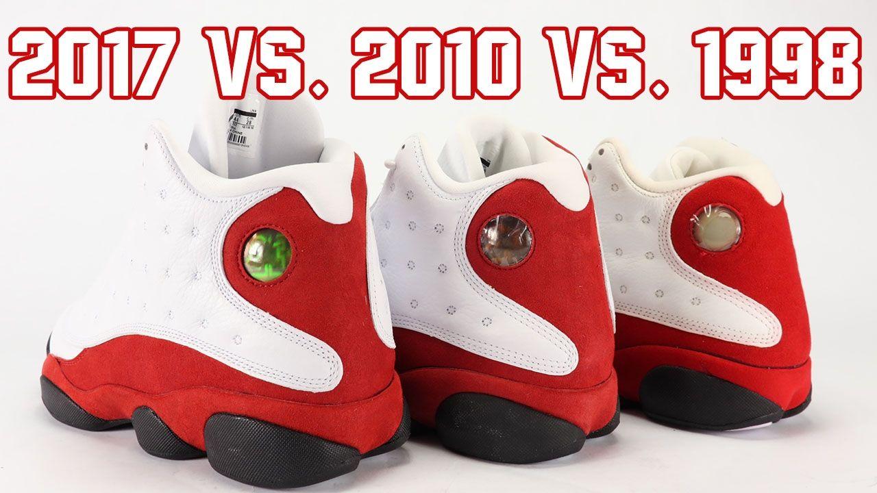 Google 1998 vs 2017 Logo - 2017 vs 2010 vs 1998 Air Jordan 13 Chicago Comparison - YouTube