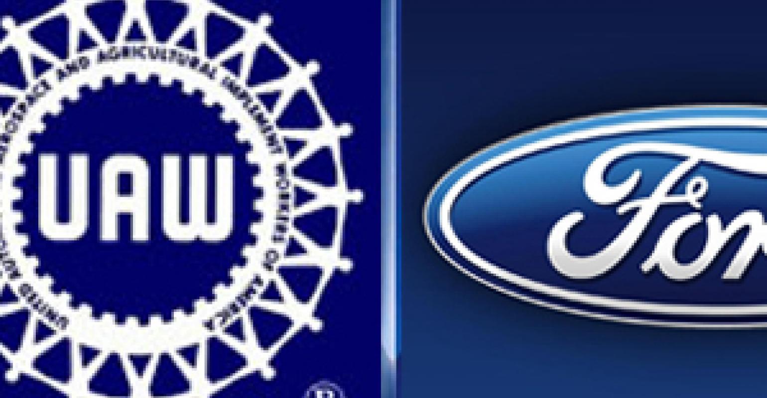Ford UAW Logo - UAW Contract Brings Productivity Gains at Modest Cost Increase, Ford