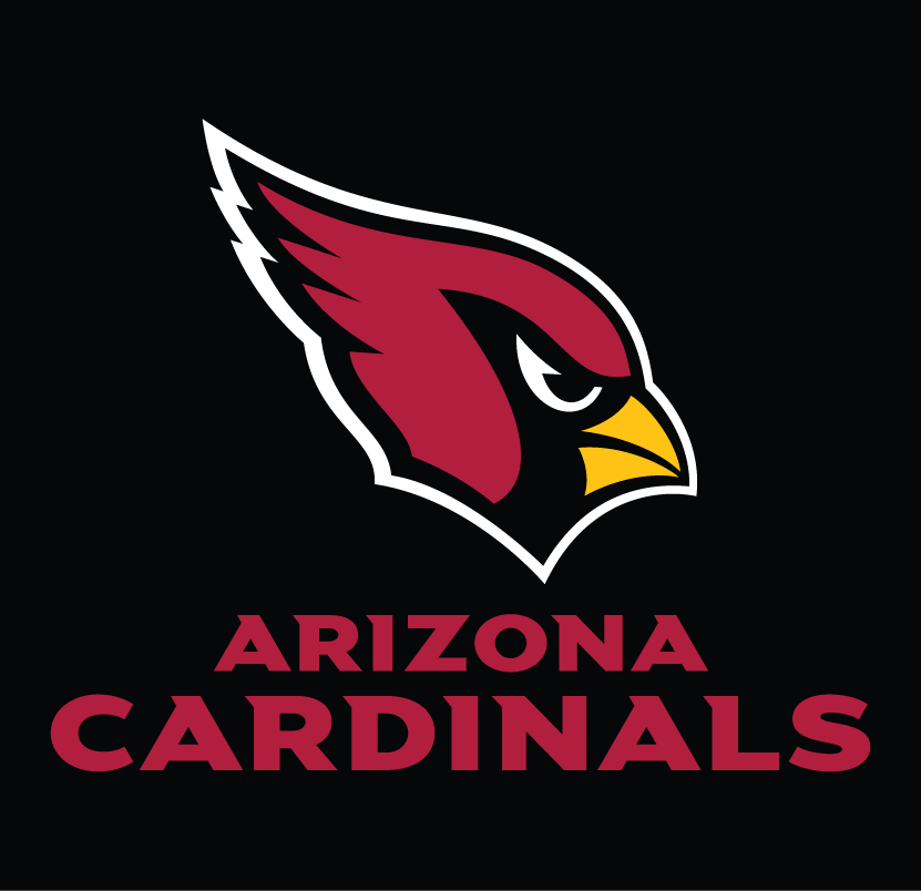 Black and Red Cardinals Logo - Arizona Cardinals Wordmark Logo - National Football League (NFL ...