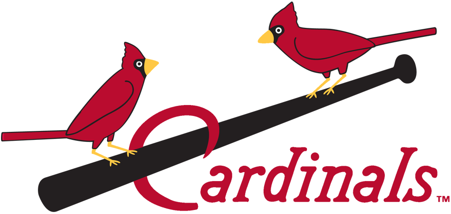 Black and Red Cardinals Logo - St. Louis Cardinals Primary Logo - National League (NL) - Chris ...