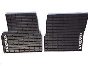 Google 1998 vs 2017 Logo - Volvo Truck VNL VT OEM Black Rubber Floor Mats W/ White Logo Fits ...