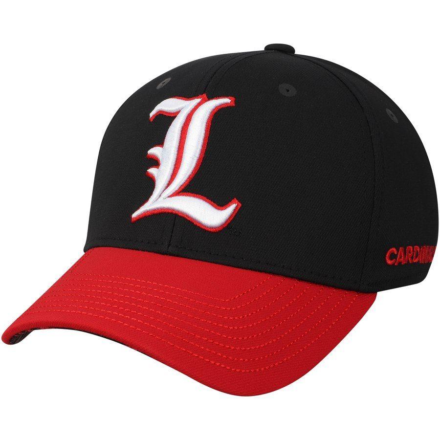 Black and Red Cardinals Logo - Louisville Cardinals adidas Sideline climalite Flex Hat - Black/Red