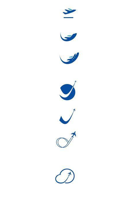 Plane Logo - Plane inspiration. Evolution of a logo. | Oslo | Pinterest | Travel ...