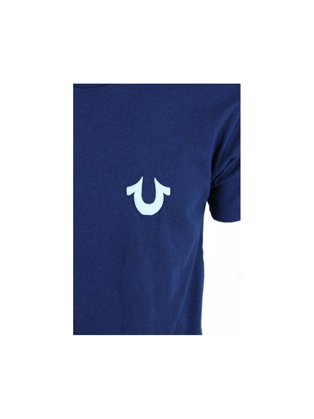Navy U Logo - True Religion Traditional U Logo T.Shirt in Navy