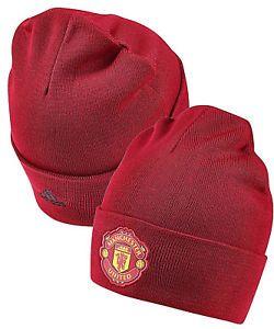 United Home Logo - Adidas Manchester United Men Beanie Woolie Home Logo Football ...