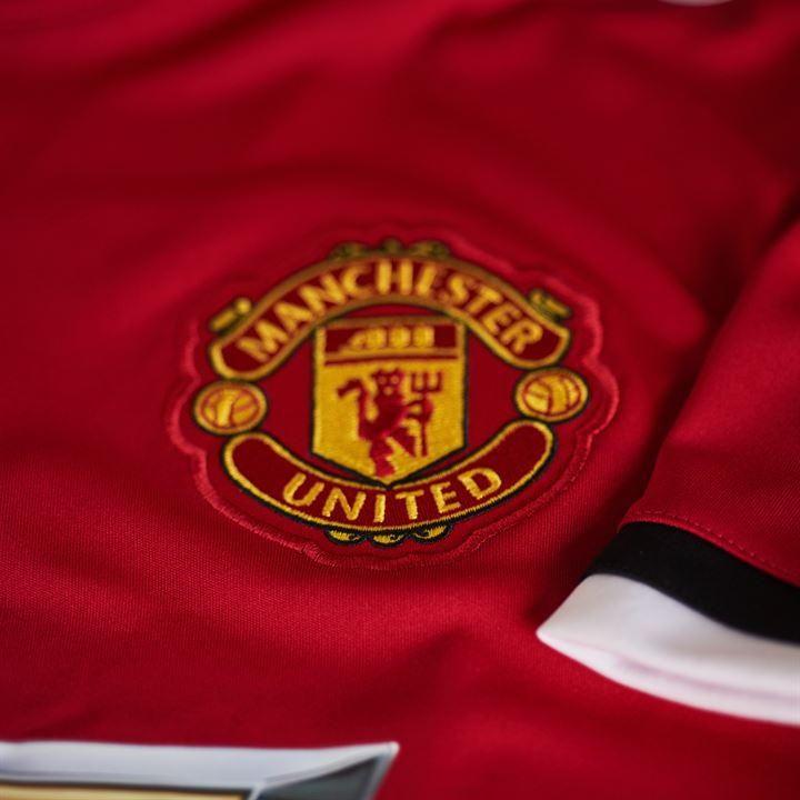 United Home Logo - adidas Manchester United Home Shirt 2017 2018 Mens