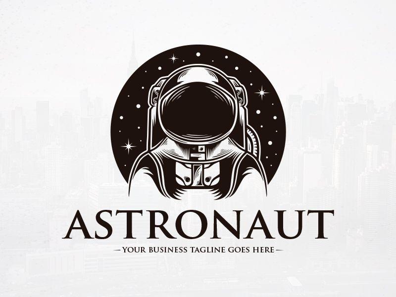 Outer Space Logo - Astronaut Space Logo Template by Alberto Bernabe | Dribbble | Dribbble