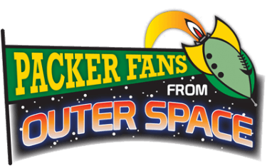 Outer Space Logo - Packer Fans from Outer Space Play by Northern Sky Theater