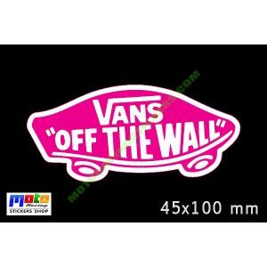 Rose Vans Logo - MRS1872 - ROSE VANS OFF THE WALL SINCE 1966 LOGO EMBLEME DÉCOUPÉS ...