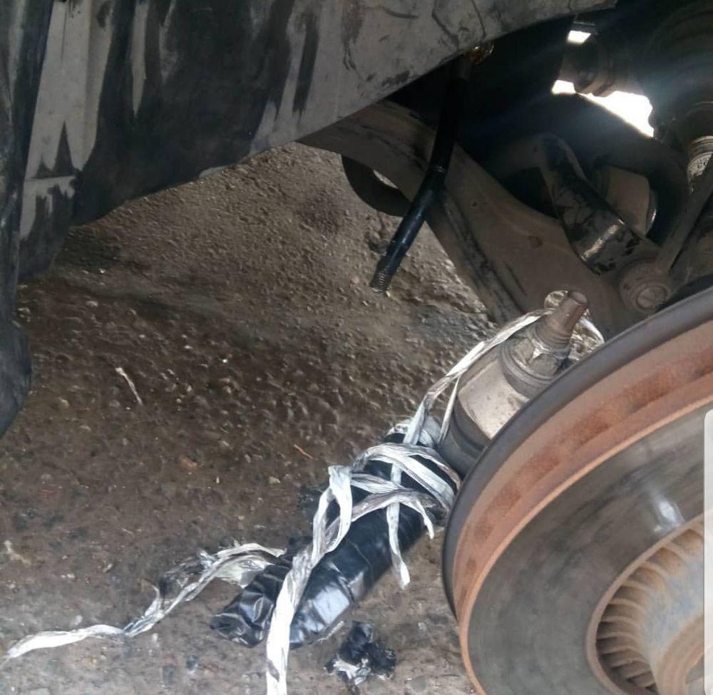Hernandez Auto Service Logo - Damaged suspension (Before) - Yelp