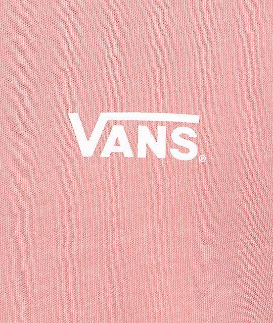 Rose Vans Logo - Vans OTW Check Pigment Dyed Rose T Shirt