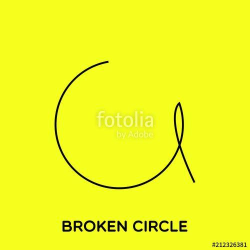 Broken Circle Logo - Broken Circle Vector Icon Stock Image And Royalty Free Vector Files