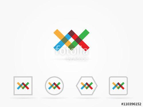 Double X Logo - Double X Letter Logo Stock Image And Royalty Free Vector Files