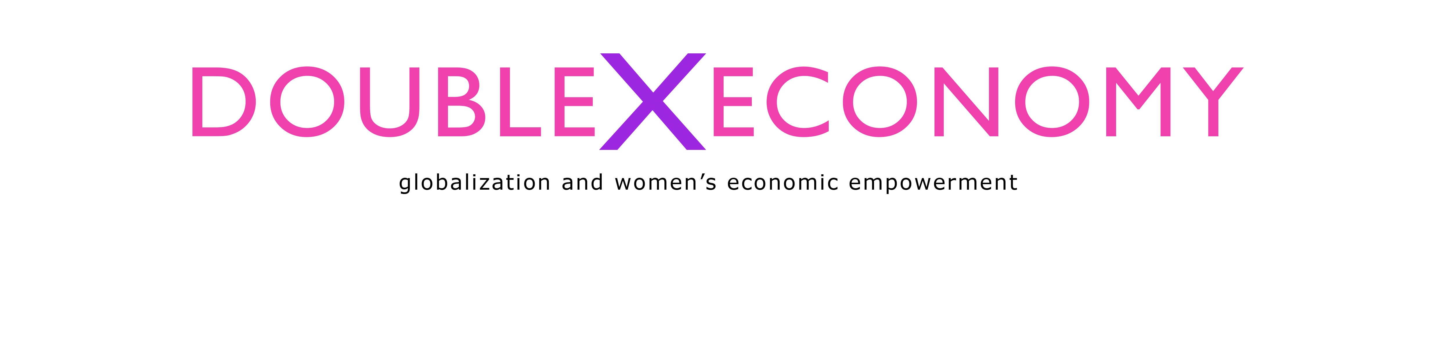 Double X Logo - Double X Economy. Blog on Women's Economic Empowerment