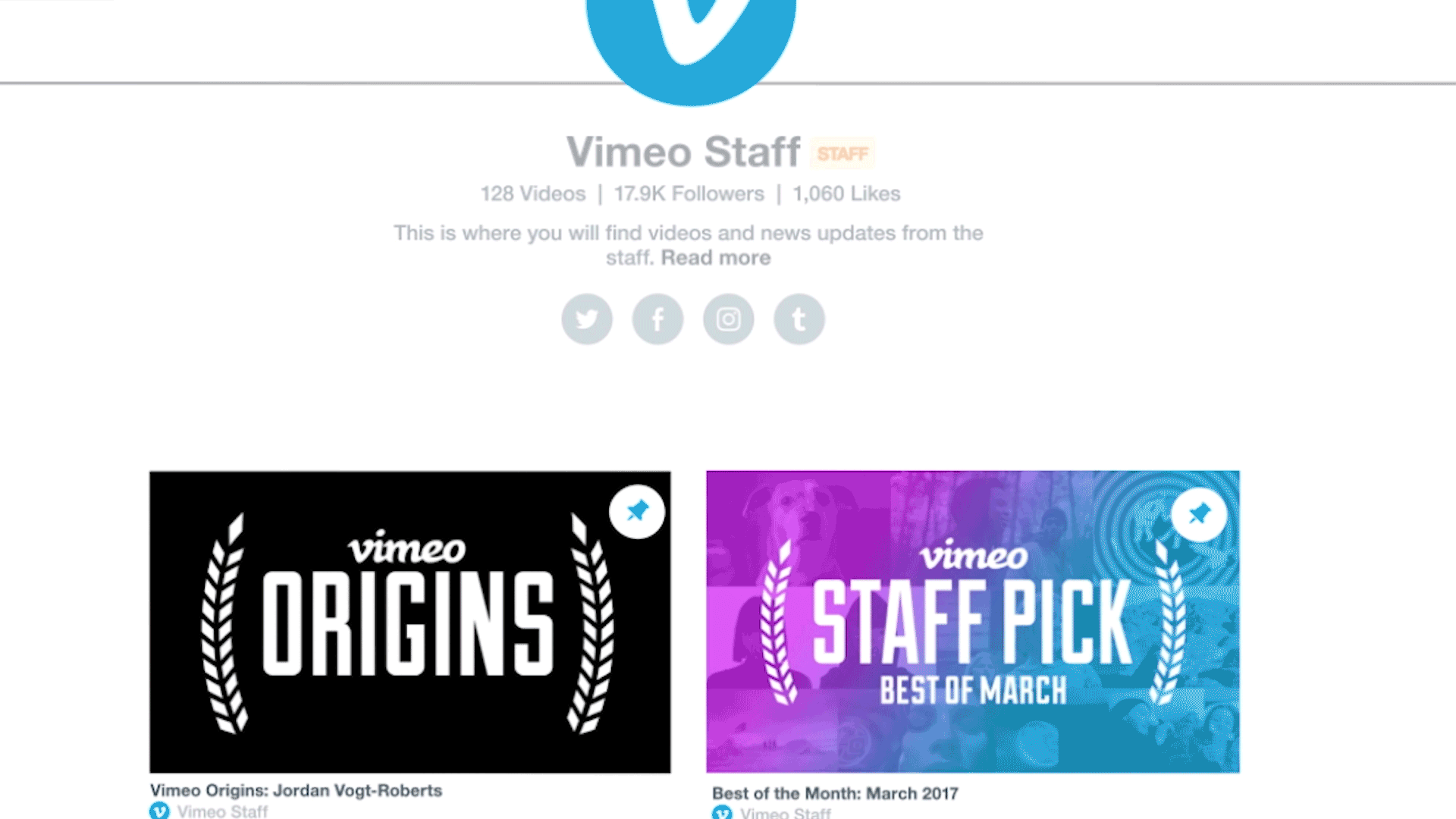 Now On Vimeo Logo - Hurrah! Easily customize the order of your profile videos on Vimeo