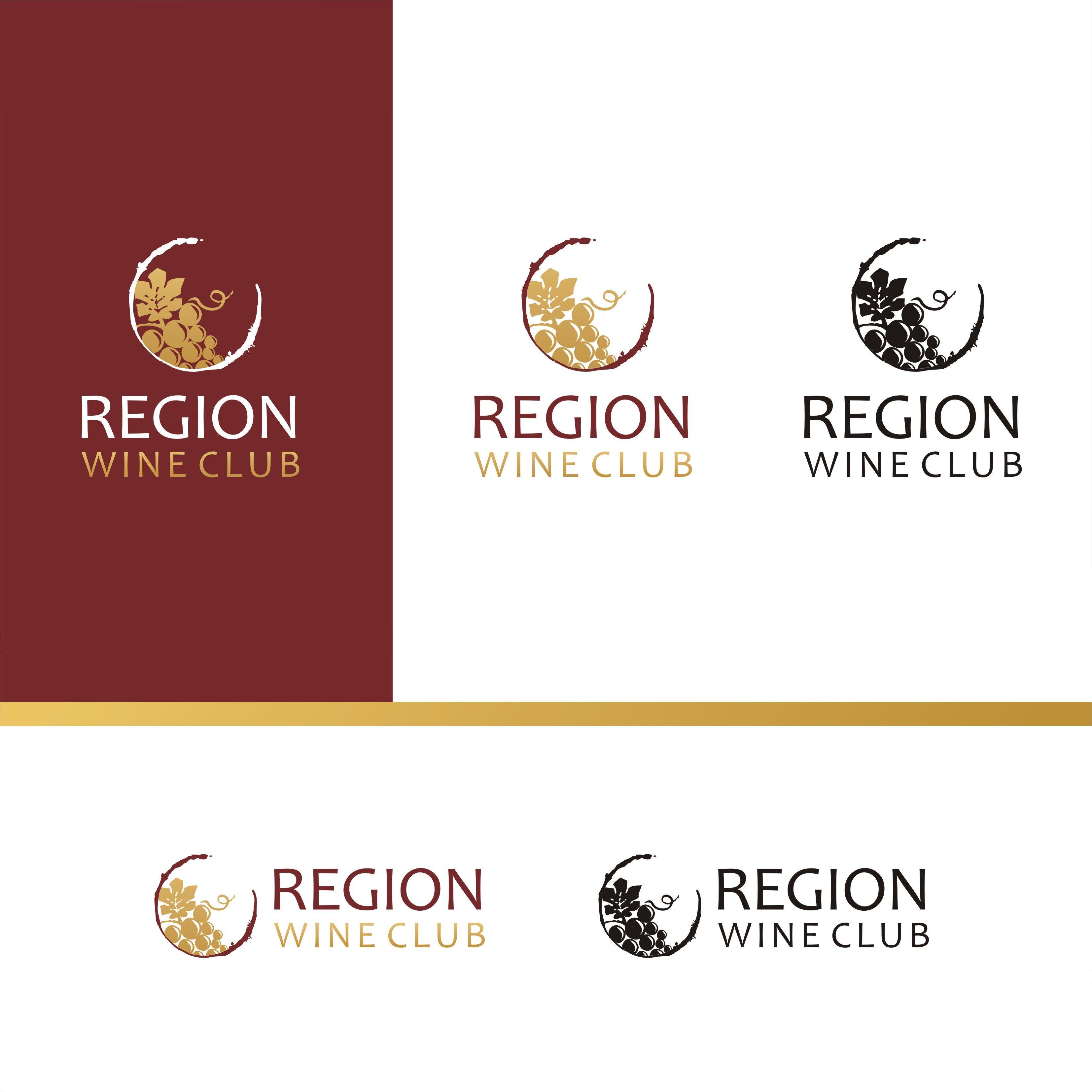 The Region Logo - DesignContest - Region Wine Club region-wine-club