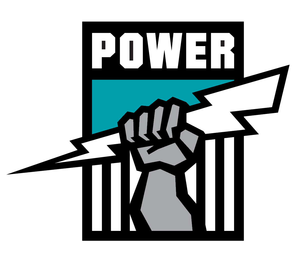 Black Power Logo - Port Adelaide Power logo, black – Logos Download