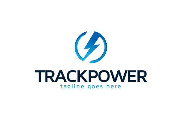 Power Logo - Track Power Logo Template Design ~ Logo Templates ~ Creative Market