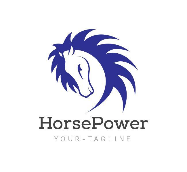 Power Logo - Horse Power Logo & Business Card Template - The Design Love