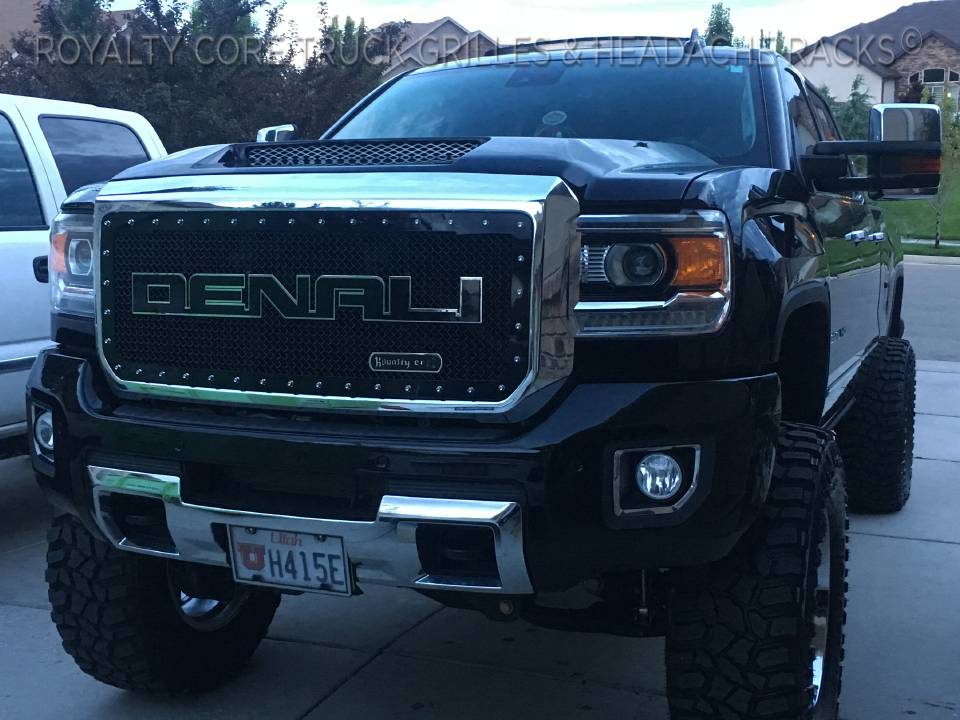 GMC Grill Logo - GMC HD 2500/3500 2015-2019 Package RC1 Classic Grill With Denali Emblem